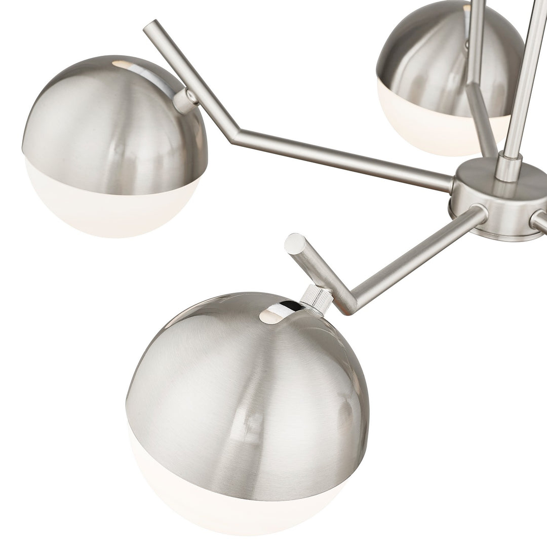 Z-Lite Canada - 7517-5BN - Five Light Chandelier - Realm Sphere - Brushed Nickel