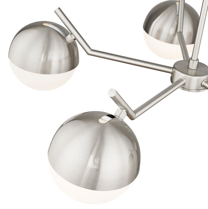 Z-Lite Canada - 7517-5BN - Five Light Chandelier - Realm Sphere - Brushed Nickel