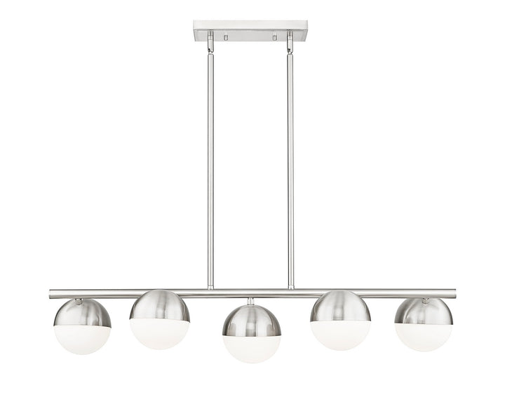 Z-Lite Canada - 7517-5L-BN - Five Light Linear Chandelier - Realm Sphere - Brushed Nickel
