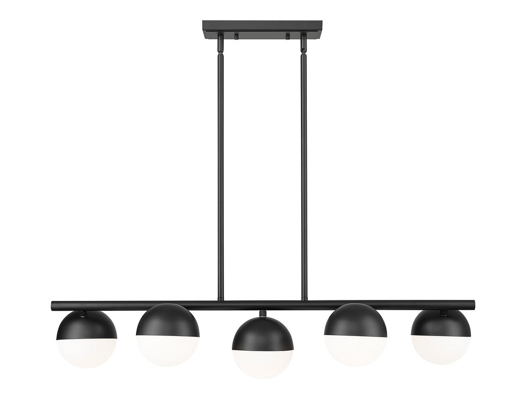 Z-Lite Canada - 7517-5L-MB - Five Light Linear Chandelier - Realm Sphere - Matte Black