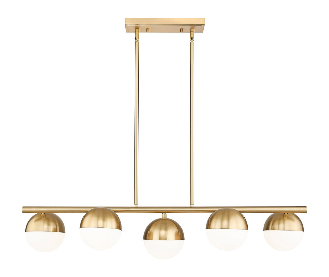 Z-Lite Canada - 7517-5L-MGLD - Five Light Linear Chandelier - Realm Sphere - Modern Gold