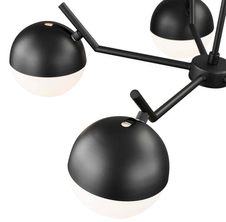 Z-Lite Canada - 7517-5MB - Five Light Chandelier - Realm Sphere - Matte Black