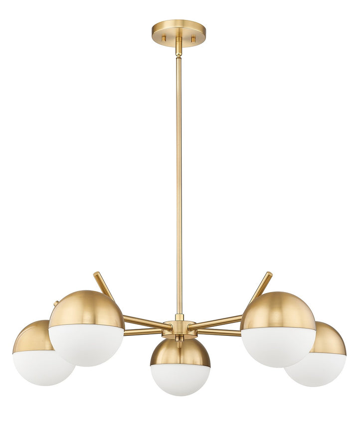 Z-Lite Canada - 7517-5MGLD - Five Light Chandelier - Realm Sphere - Modern Gold