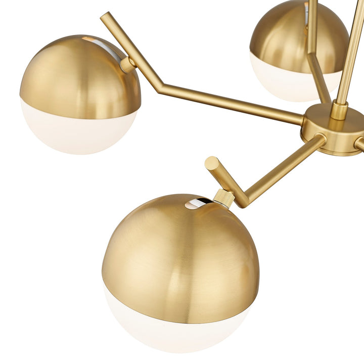 Z-Lite Canada - 7517-5MGLD - Five Light Chandelier - Realm Sphere - Modern Gold