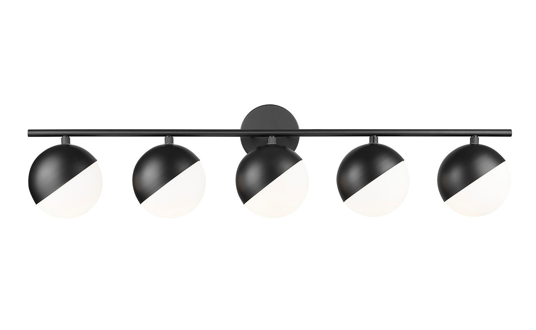 Z-Lite Canada - 7517-5V-MB - Five Light Vanity - Realm Sphere - Matte Black