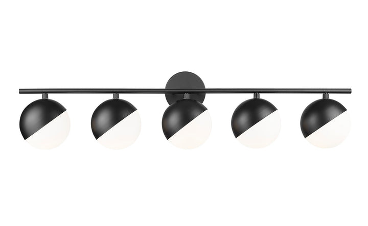 Z-Lite Canada - 7517-5V-MB - Five Light Vanity - Realm Sphere - Matte Black