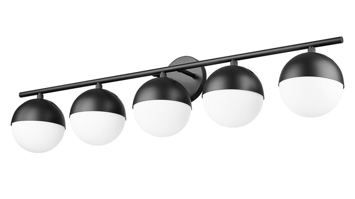 Z-Lite Canada - 7517-5V-MB - Five Light Vanity - Realm Sphere - Matte Black