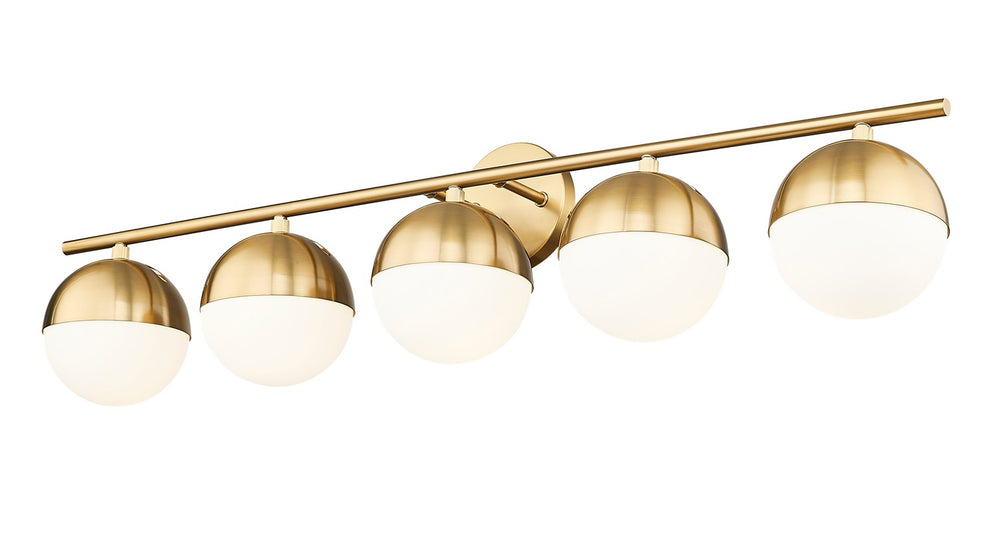 Z-Lite Canada - 7517-5V-MGLD - Five Light Vanity - Realm Sphere - Modern Gold