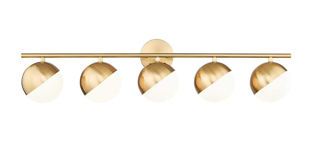 Z-Lite Canada - 7517-5V-MGLD - Five Light Vanity - Realm Sphere - Modern Gold