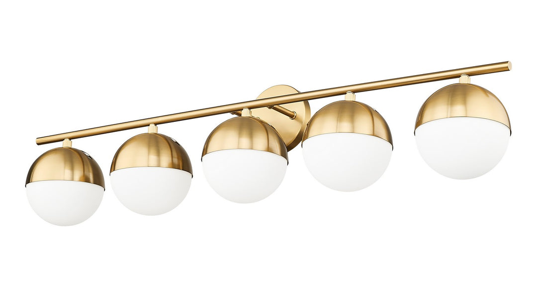 Z-Lite Canada - 7517-5V-MGLD - Five Light Vanity - Realm Sphere - Modern Gold
