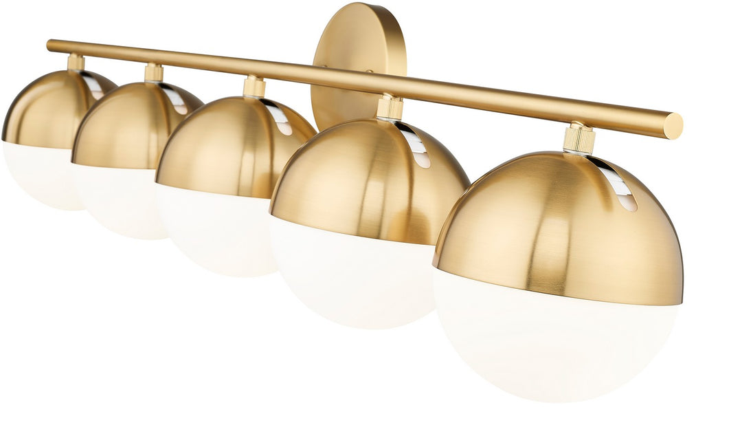 Z-Lite Canada - 7517-5V-MGLD - Five Light Vanity - Realm Sphere - Modern Gold
