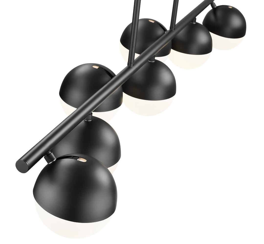 Z-Lite Canada - 7517-7L-MB - Seven Light Linear Chandelier - Realm Sphere - Matte Black