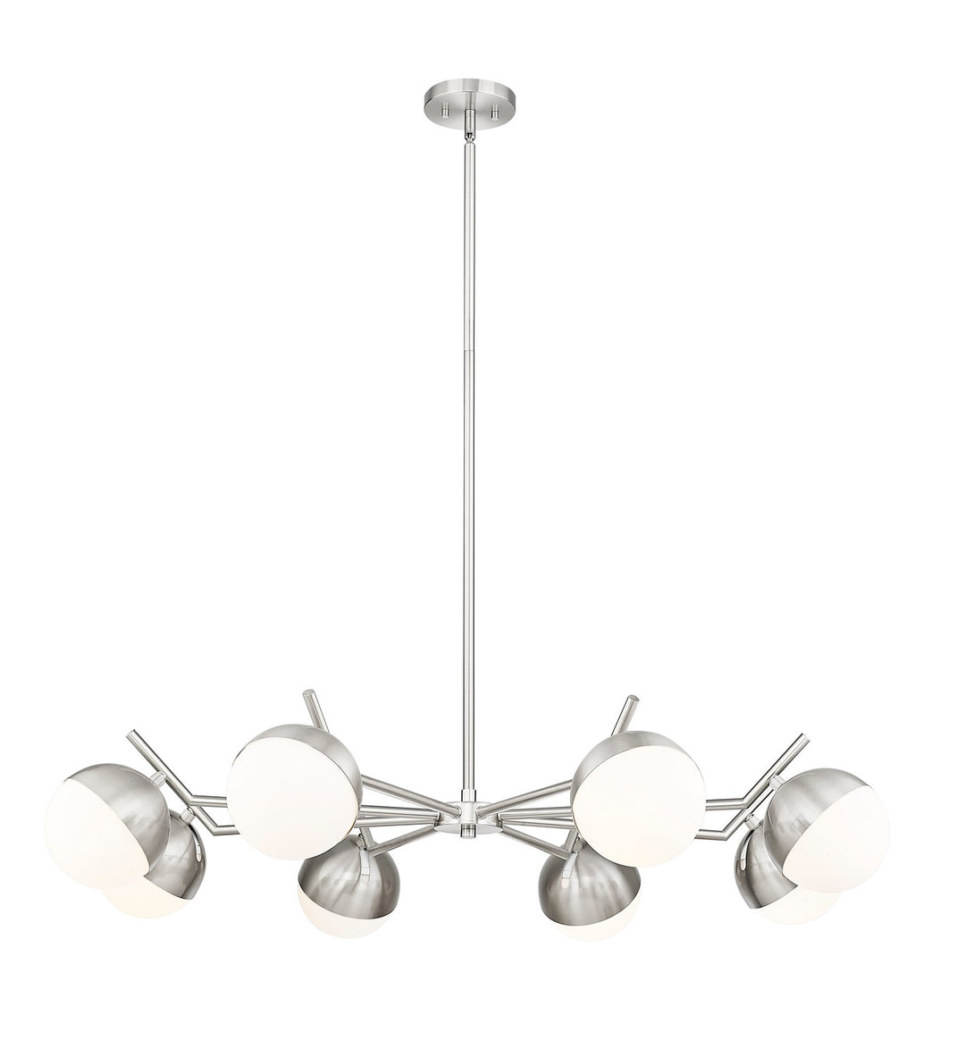 Z-Lite Canada - 7517-8BN - Eight Light Chandelier - Realm Sphere - Brushed Nickel