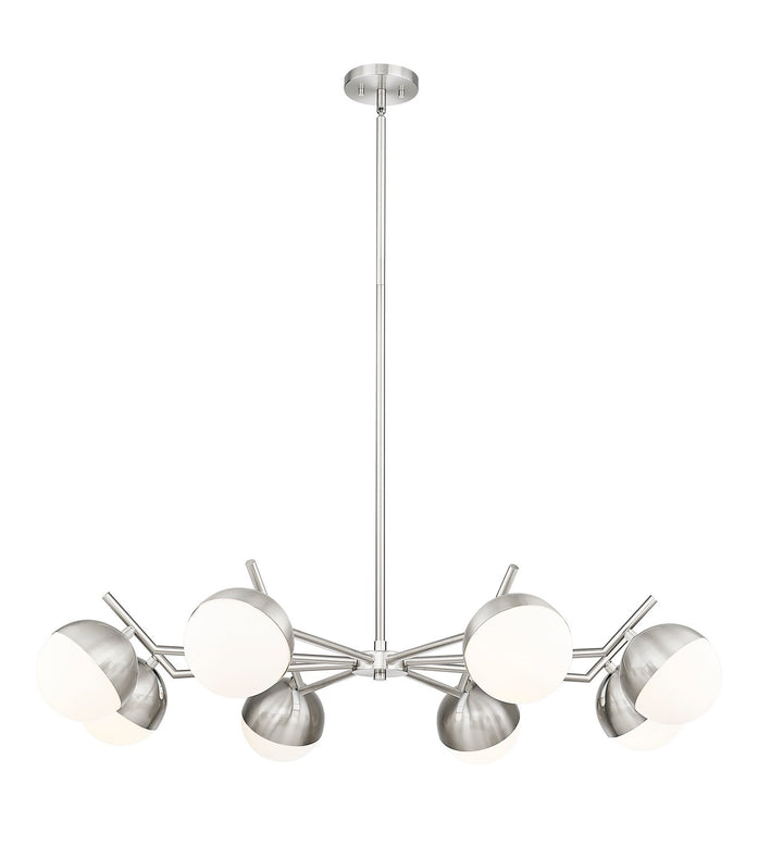 Z-Lite Canada - 7517-8BN - Eight Light Chandelier - Realm Sphere - Brushed Nickel