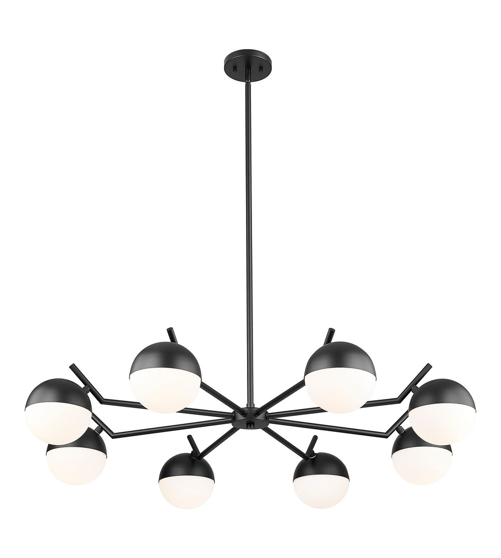 Z-Lite Canada - 7517-8MB - Eight Light Chandelier - Realm Sphere - Matte Black