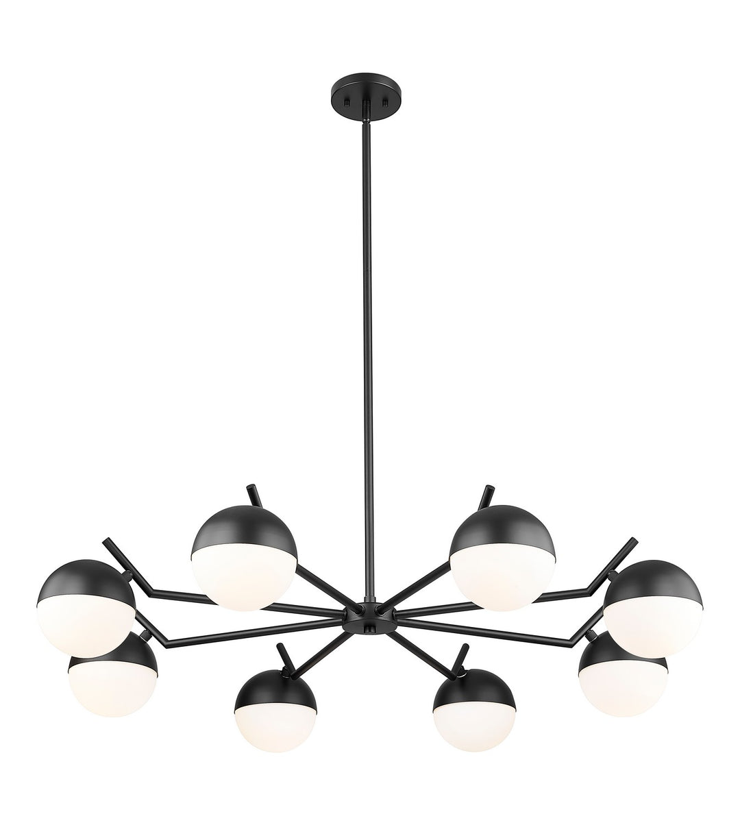 Z-Lite Canada - 7517-8MB - Eight Light Chandelier - Realm Sphere - Matte Black
