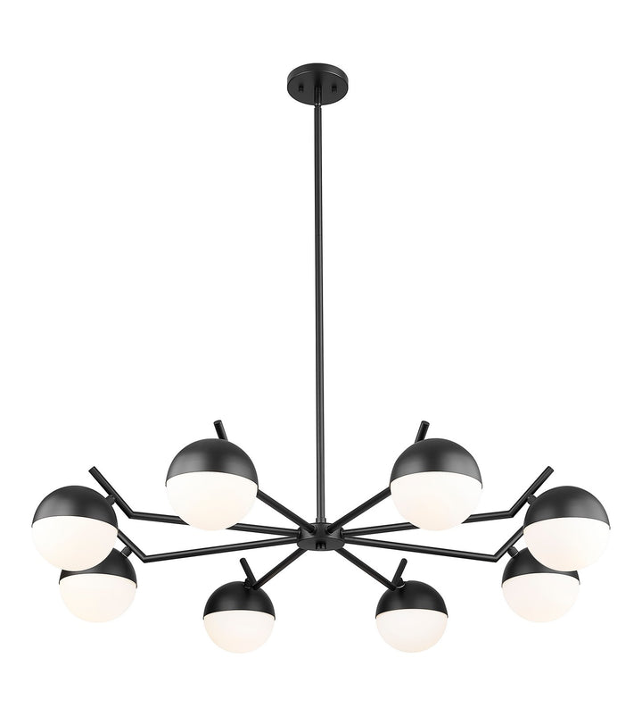 Z-Lite Canada - 7517-8MB - Eight Light Chandelier - Realm Sphere - Matte Black