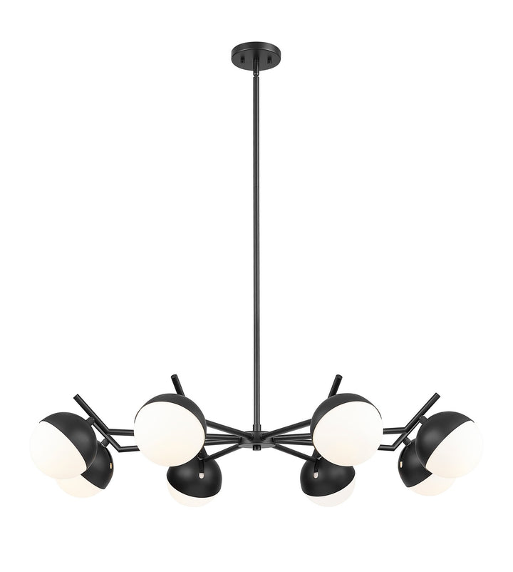 Z-Lite Canada - 7517-8MB - Eight Light Chandelier - Realm Sphere - Matte Black
