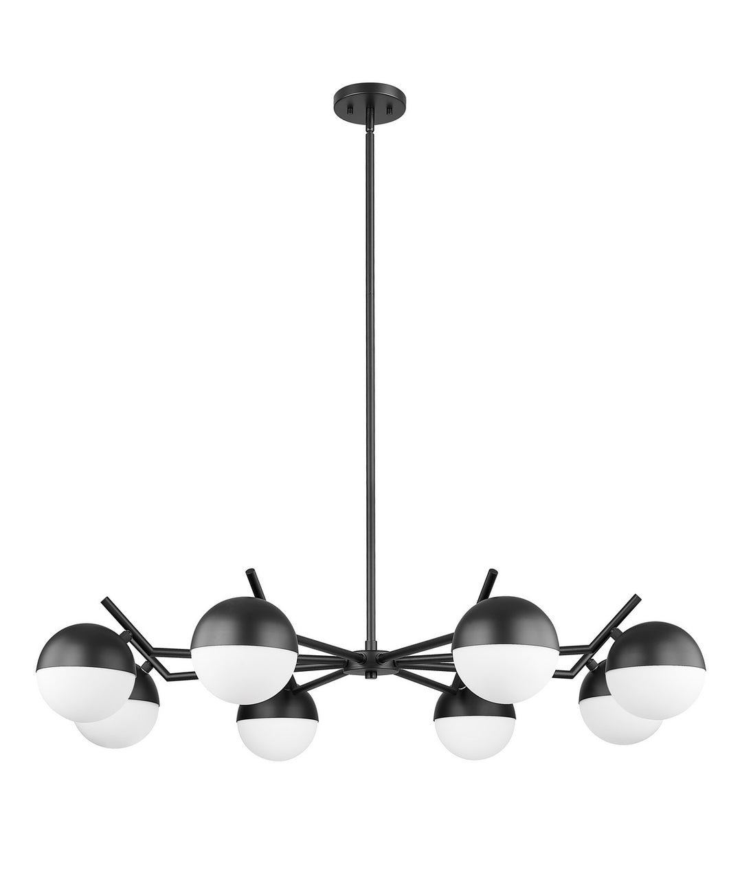 Z-Lite Canada - 7517-8MB - Eight Light Chandelier - Realm Sphere - Matte Black