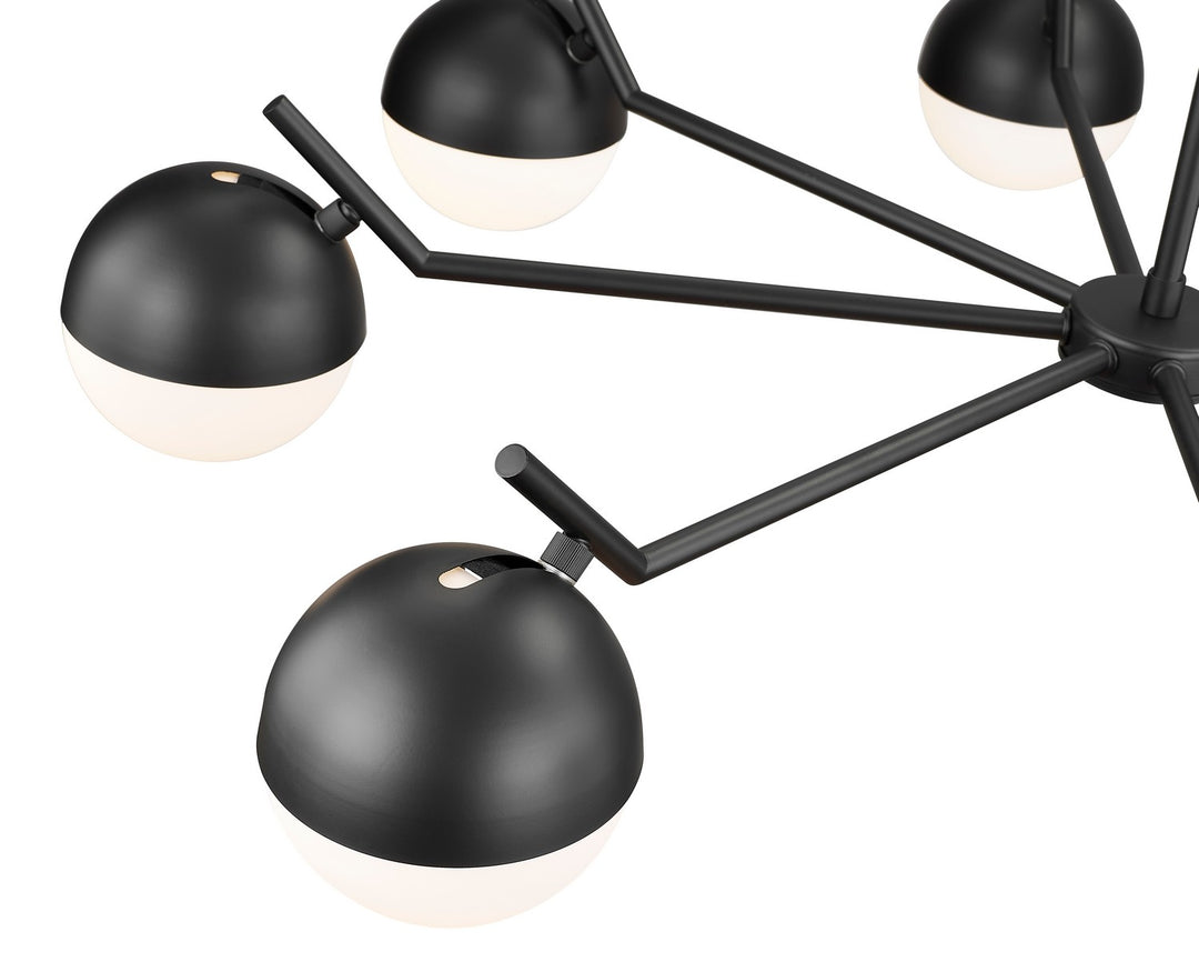 Z-Lite Canada - 7517-8MB - Eight Light Chandelier - Realm Sphere - Matte Black