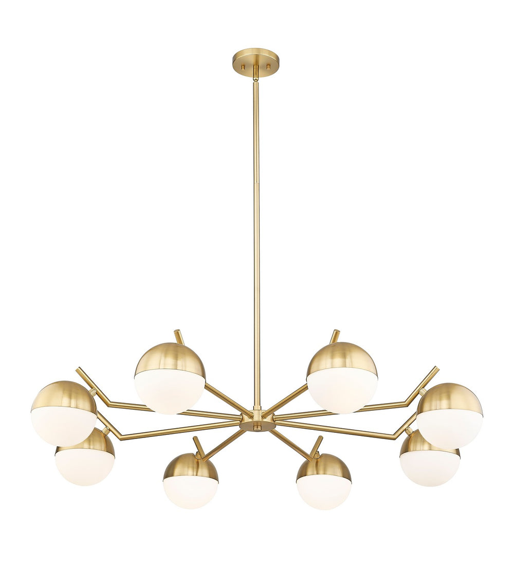 Z-Lite Canada - 7517-8MGLD - Eight Light Chandelier - Realm Sphere - Modern Gold