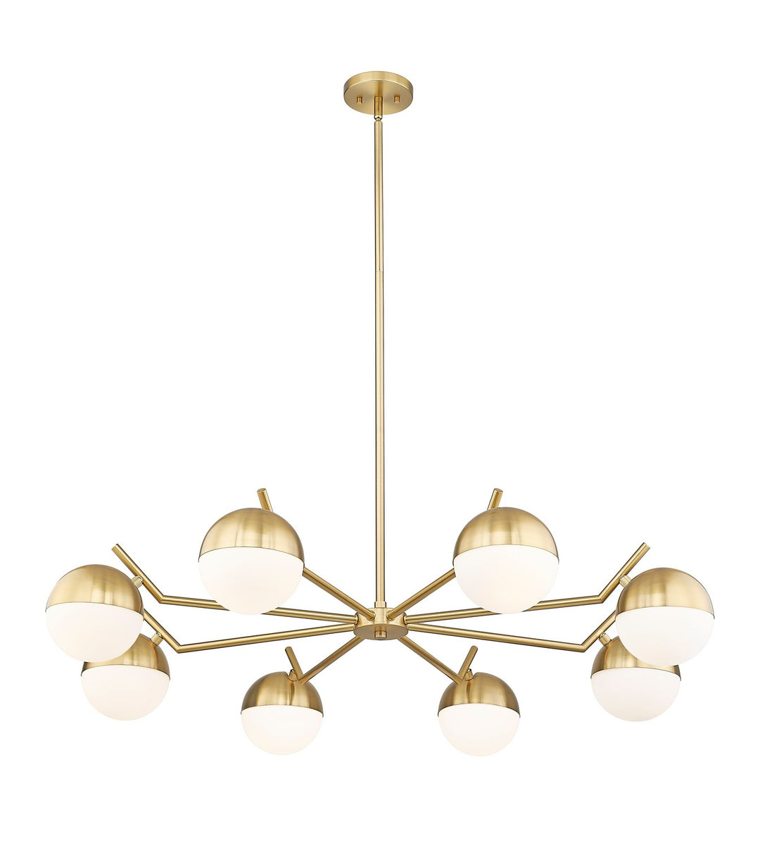 Z-Lite Canada - 7517-8MGLD - Eight Light Chandelier - Realm Sphere - Modern Gold