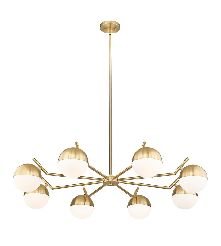 Z-Lite Canada - 7517-8MGLD - Eight Light Chandelier - Realm Sphere - Modern Gold