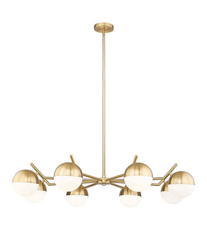 Z-Lite Canada - 7517-8MGLD - Eight Light Chandelier - Realm Sphere - Modern Gold