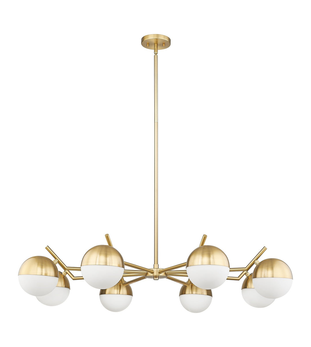 Z-Lite Canada - 7517-8MGLD - Eight Light Chandelier - Realm Sphere - Modern Gold