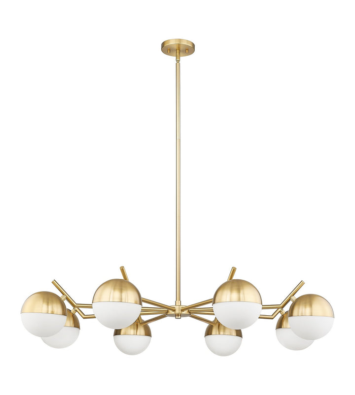 Z-Lite Canada - 7517-8MGLD - Eight Light Chandelier - Realm Sphere - Modern Gold