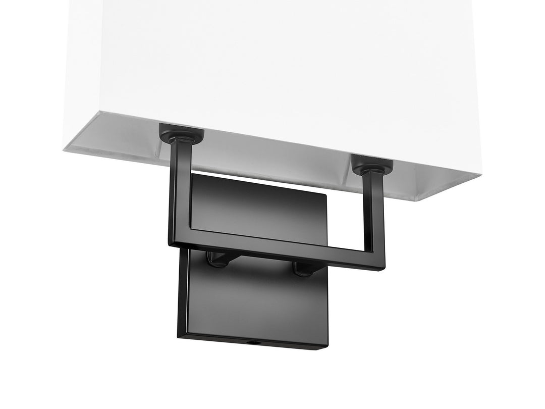 Z-Lite Canada - 815-2S-MB - Two Light Wall Sconce - Saxon - Matte Black