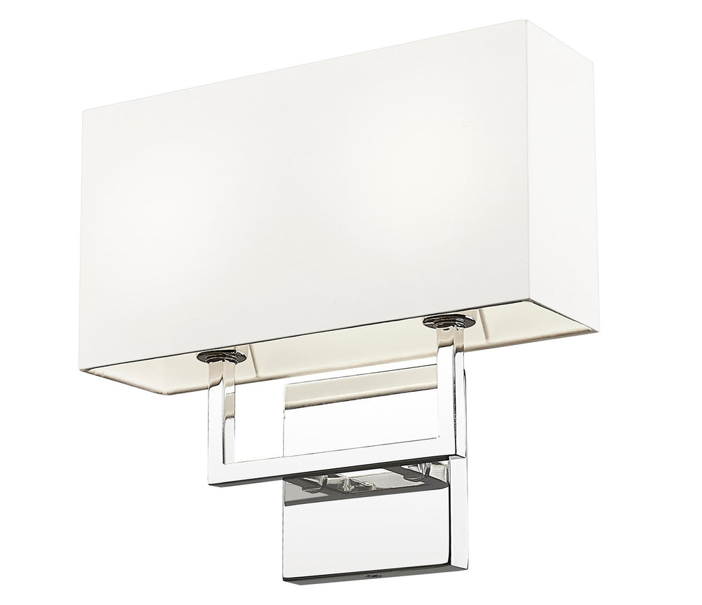 Z-Lite Canada - 815-2S-PN - Two Light Wall Sconce - Saxon - Polished Nickel