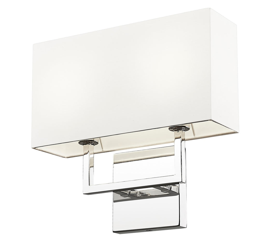 Z-Lite Canada - 815-2S-PN - Two Light Wall Sconce - Saxon - Polished Nickel