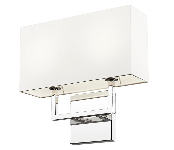 Z-Lite Canada - 815-2S-PN - Two Light Wall Sconce - Saxon - Polished Nickel