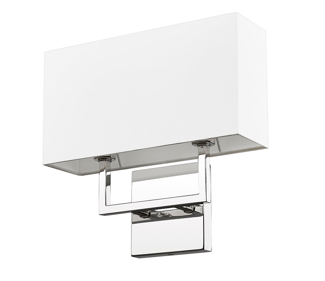 Z-Lite Canada - 815-2S-PN - Two Light Wall Sconce - Saxon - Polished Nickel