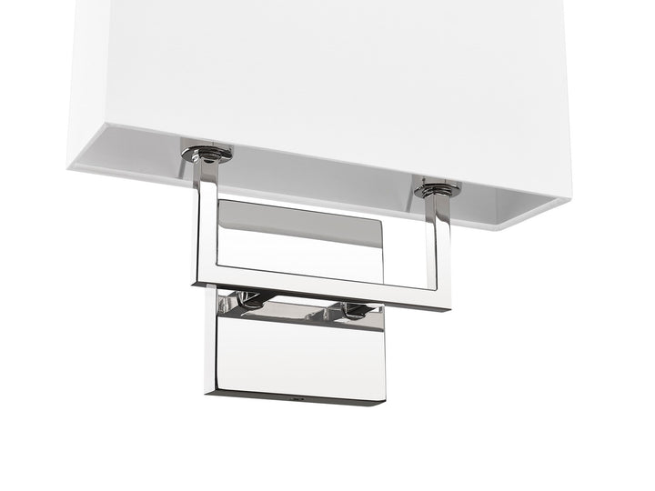 Z-Lite Canada - 815-2S-PN - Two Light Wall Sconce - Saxon - Polished Nickel
