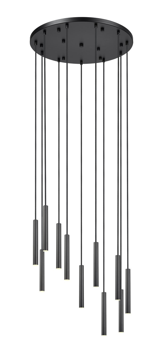 Z-Lite Canada - 919MP12-11R-MB-LED - LED Chandelier - Forest - Matte Black