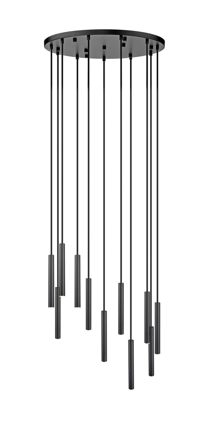 Z-Lite Canada - 919MP12-11R-MB-LED - LED Chandelier - Forest - Matte Black