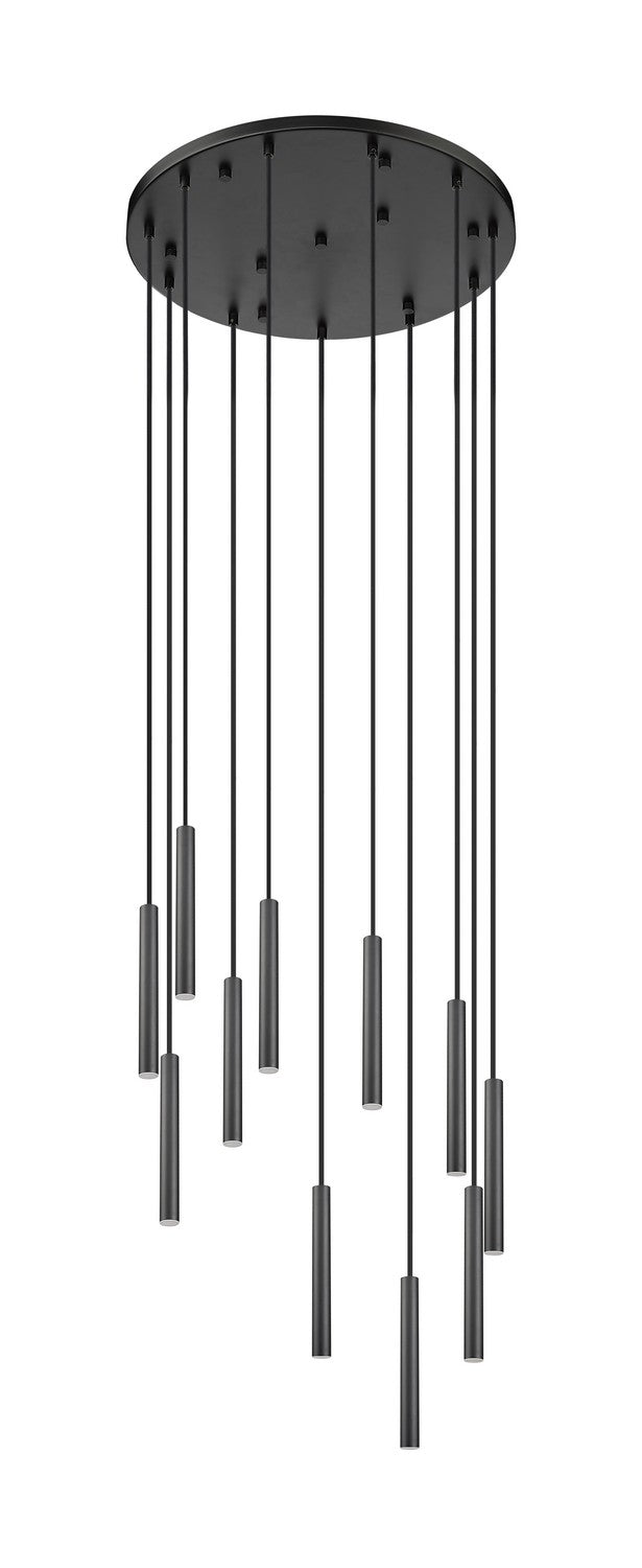 Z-Lite Canada - 919MP12-11R-MB-LED - LED Chandelier - Forest - Matte Black