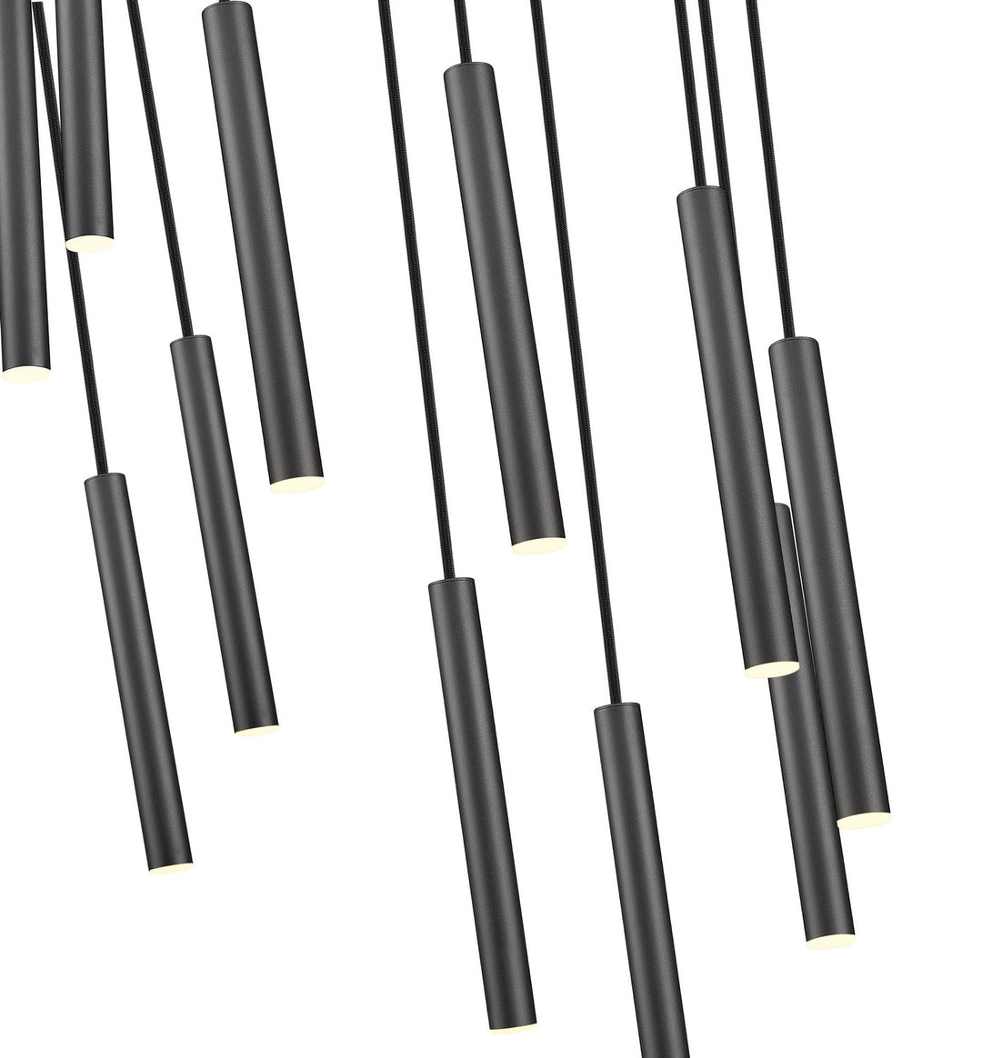 Z-Lite Canada - 919MP12-11R-MB-LED - LED Chandelier - Forest - Matte Black