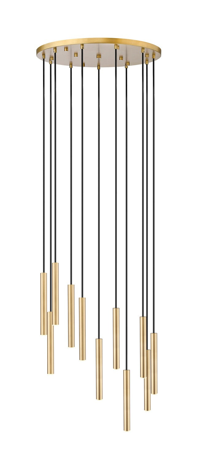 Z-Lite Canada - 919MP12-11R-MGLD-LED - LED Chandelier - Forest - Modern Gold