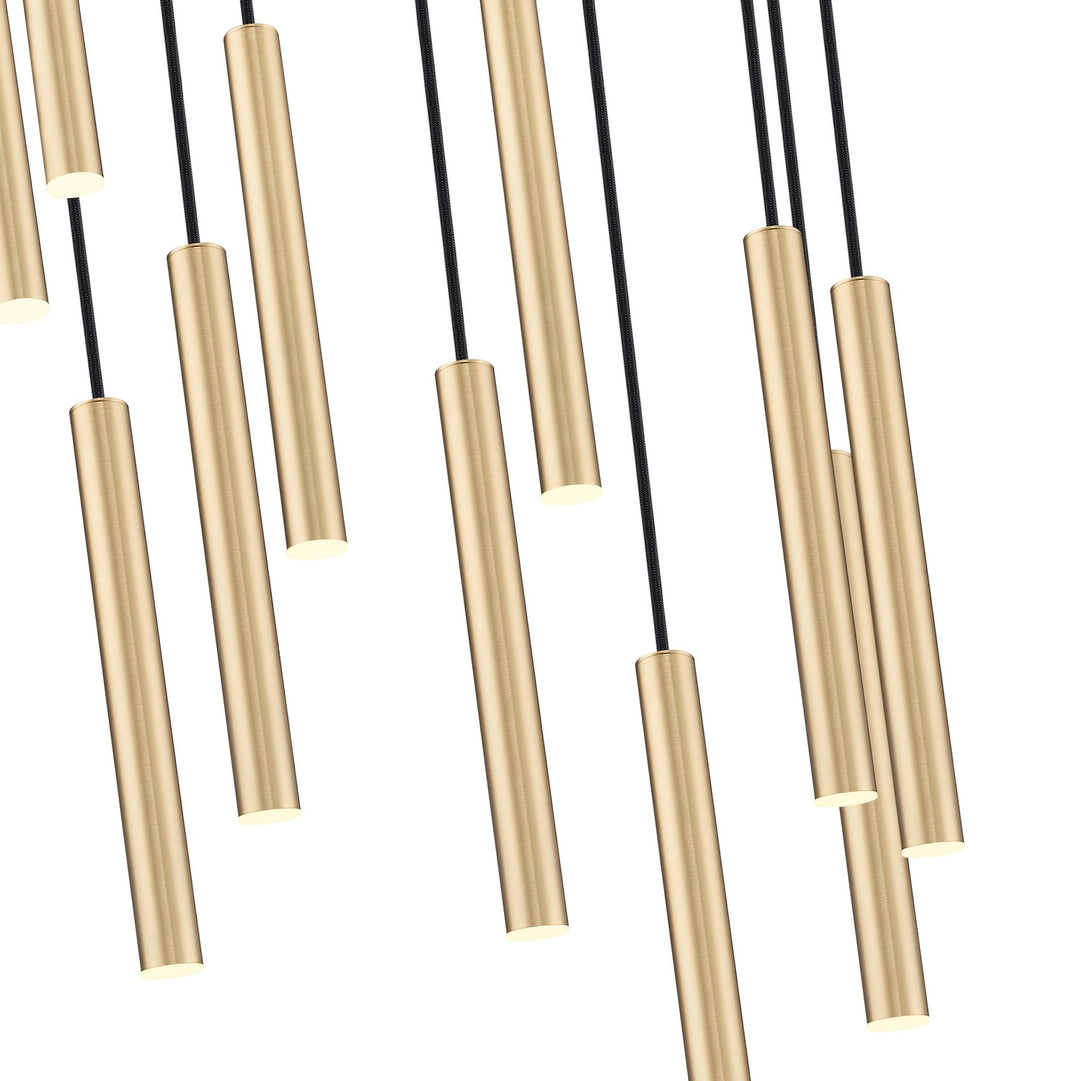 Z-Lite Canada - 919MP12-11R-MGLD-LED - LED Chandelier - Forest - Modern Gold