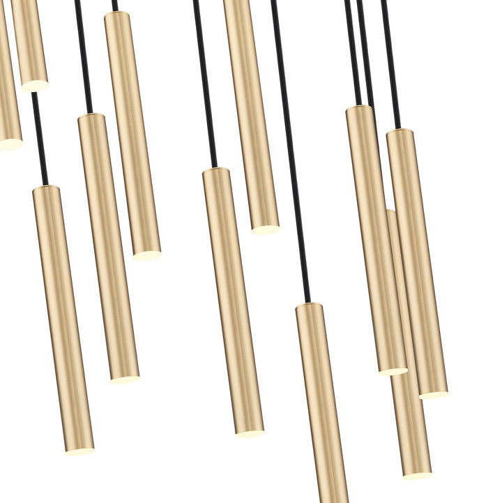Z-Lite Canada - 919MP12-11R-MGLD-LED - LED Chandelier - Forest - Modern Gold