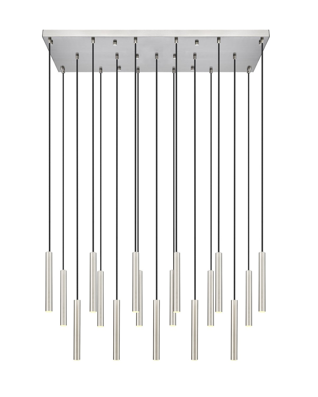 Z-Lite Canada - 919MP12-17L-BN-LED - LED Linear Chandelier - Forest - Brushed Nickel