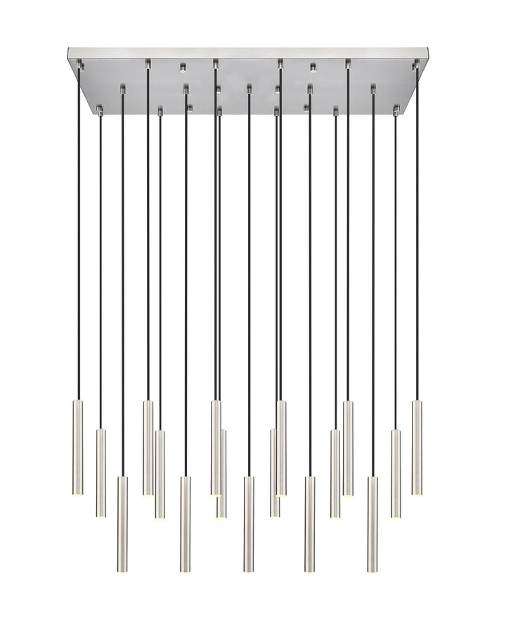 Z-Lite Canada - 919MP12-17L-BN-LED - LED Linear Chandelier - Forest - Brushed Nickel