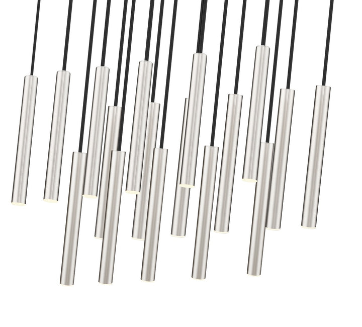 Z-Lite Canada - 919MP12-17L-BN-LED - LED Linear Chandelier - Forest - Brushed Nickel