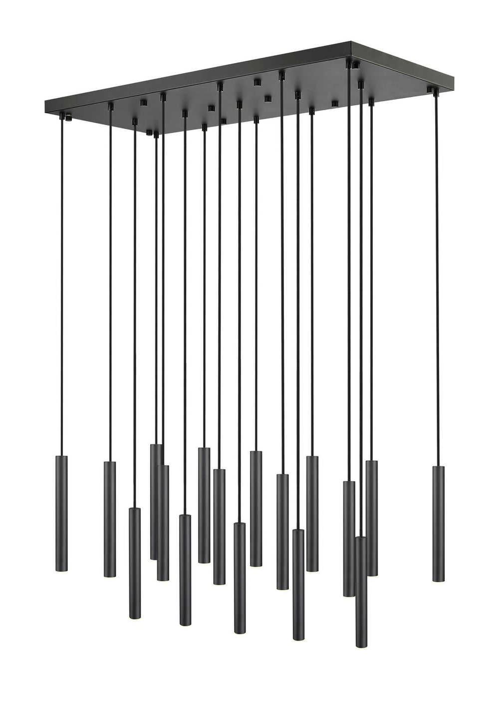 Z-Lite Canada - 919MP12-17L-MB-LED - LED Linear Chandelier - Forest - Matte Black