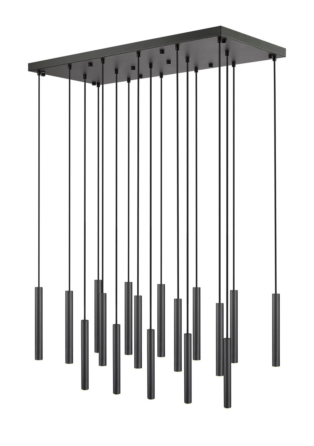 Z-Lite Canada - 919MP12-17L-MB-LED - LED Linear Chandelier - Forest - Matte Black