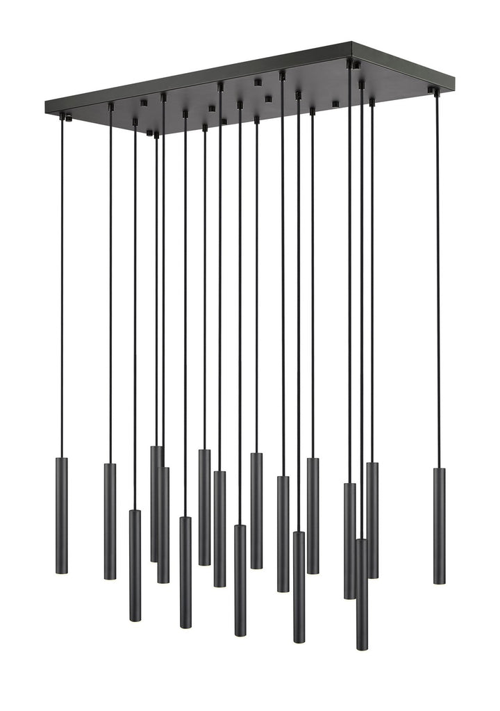 Z-Lite Canada - 919MP12-17L-MB-LED - LED Linear Chandelier - Forest - Matte Black