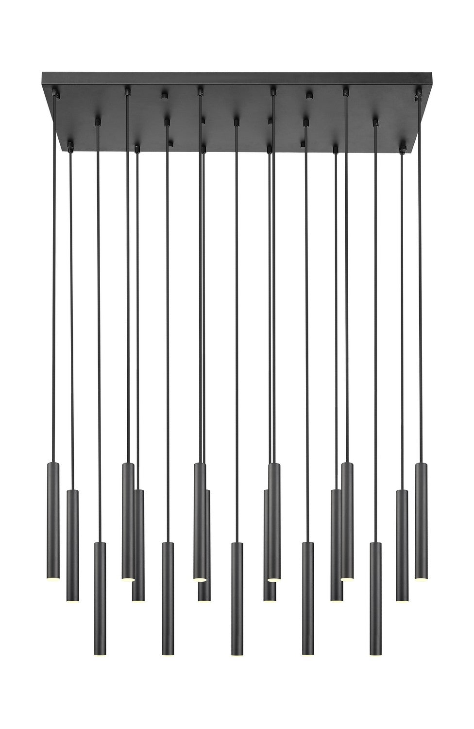 Z-Lite Canada - 919MP12-17L-MB-LED - LED Linear Chandelier - Forest - Matte Black